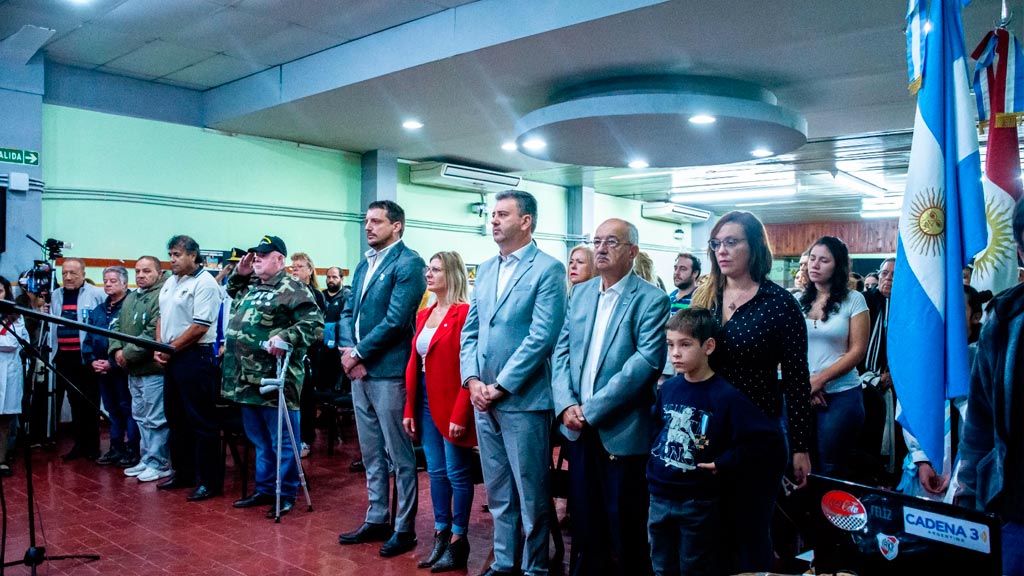 Homenaje en La Falda a veteranos y caídos en Malvinas 