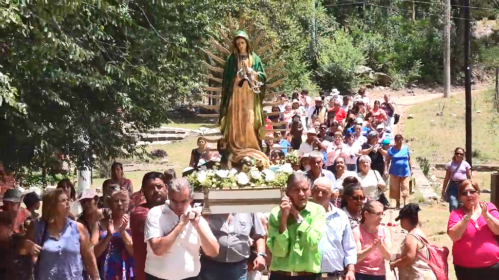 Patronales de Virgen de Guadalupe en barrio de Huerta Grande