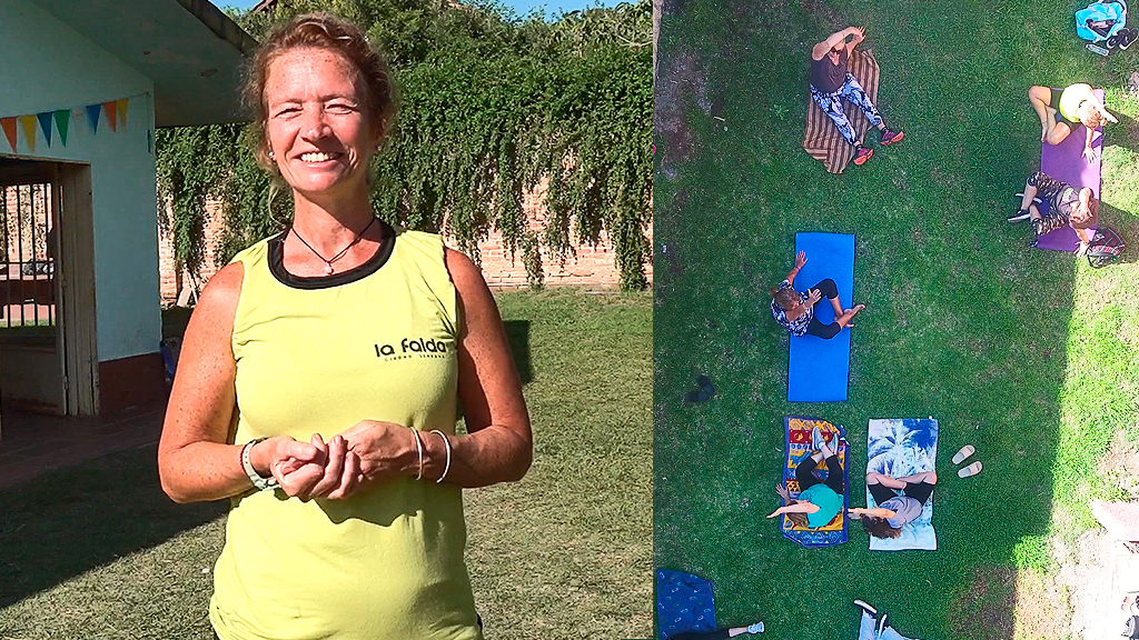 La Falda: clases de yoga gratuitas en barrios de la ciudad