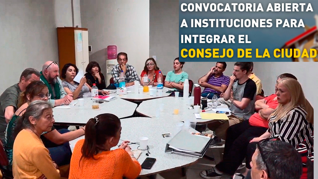 Convocatoria a instituciones a sumarse al Consejo de la Ciudad.