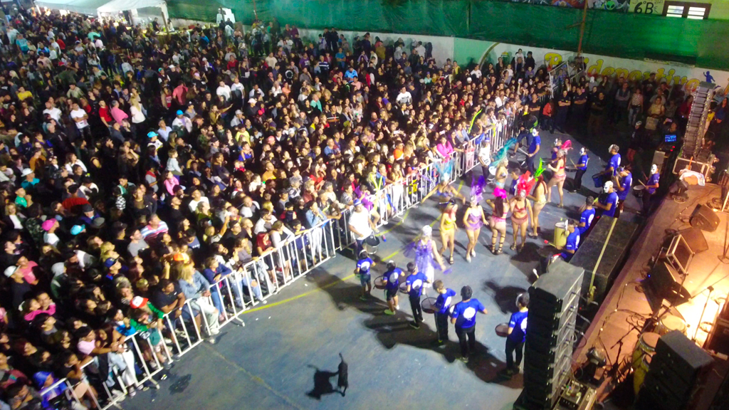 Primera noche popular del carnaval de Valle Hermoso 2023