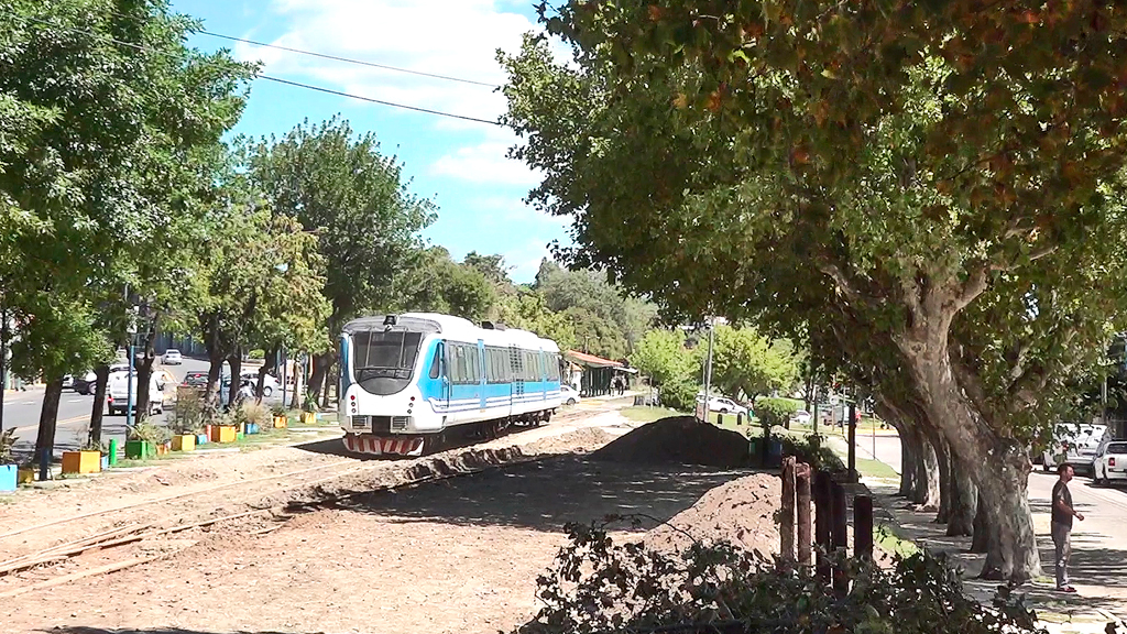 Tren de la Sierras: exitosa prueba tecnica en Huerta Grande y La Falda