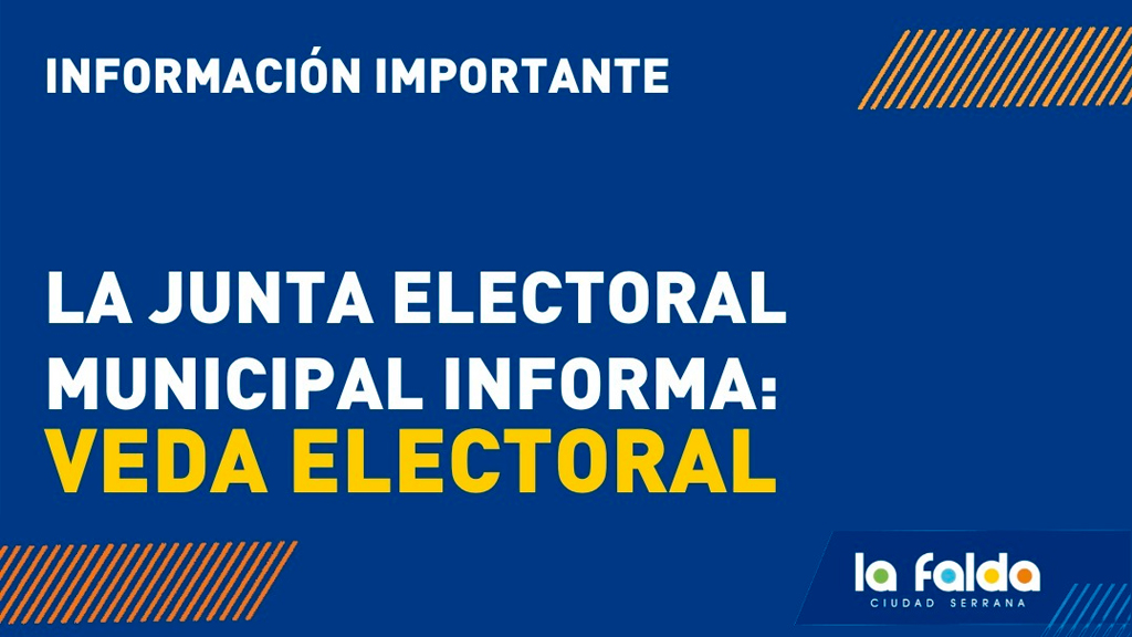 Directivas de la veda electoral por elecciones municipales faldenses