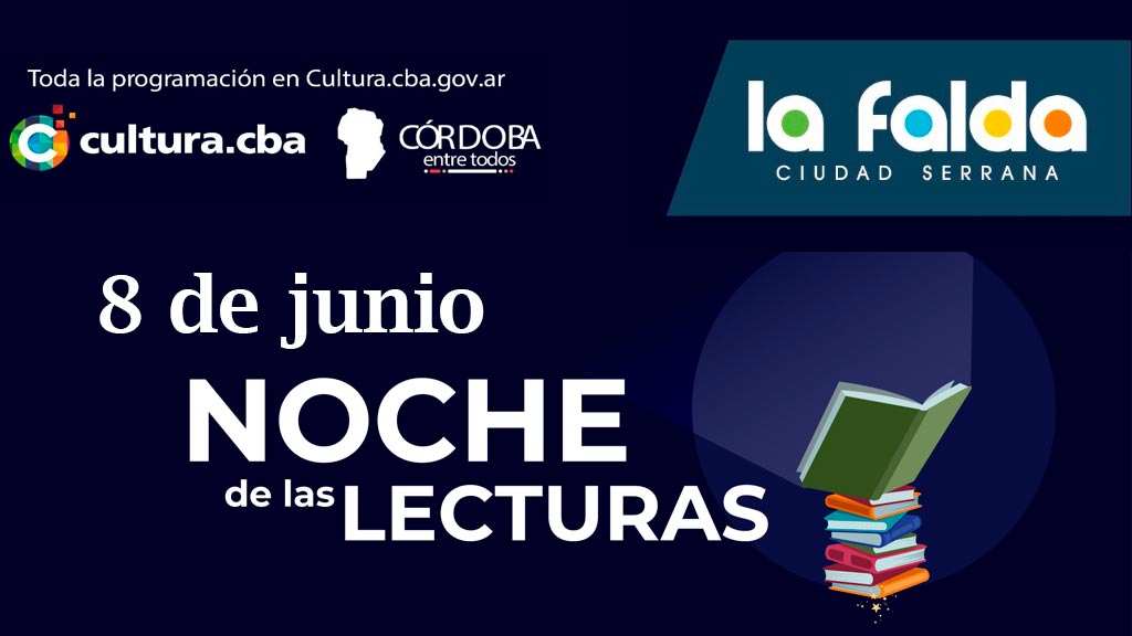 Noche de las Lecturas: cronograma para este jueves 8 de junio en La Falda