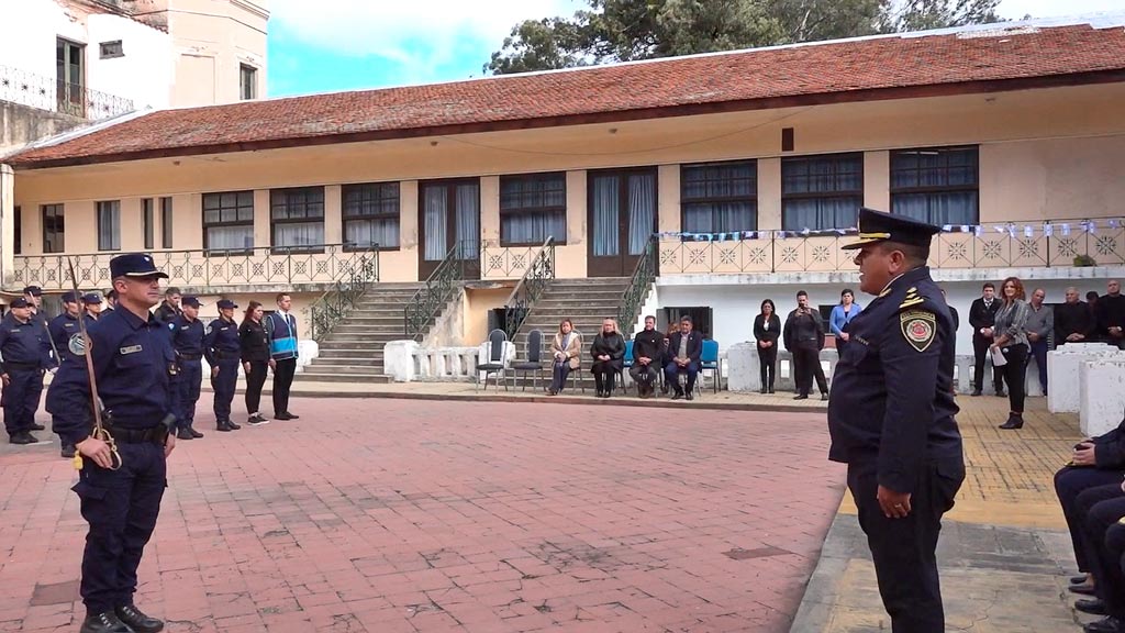 Acto por 2do aniversario de sede policial URD Punilla Norte