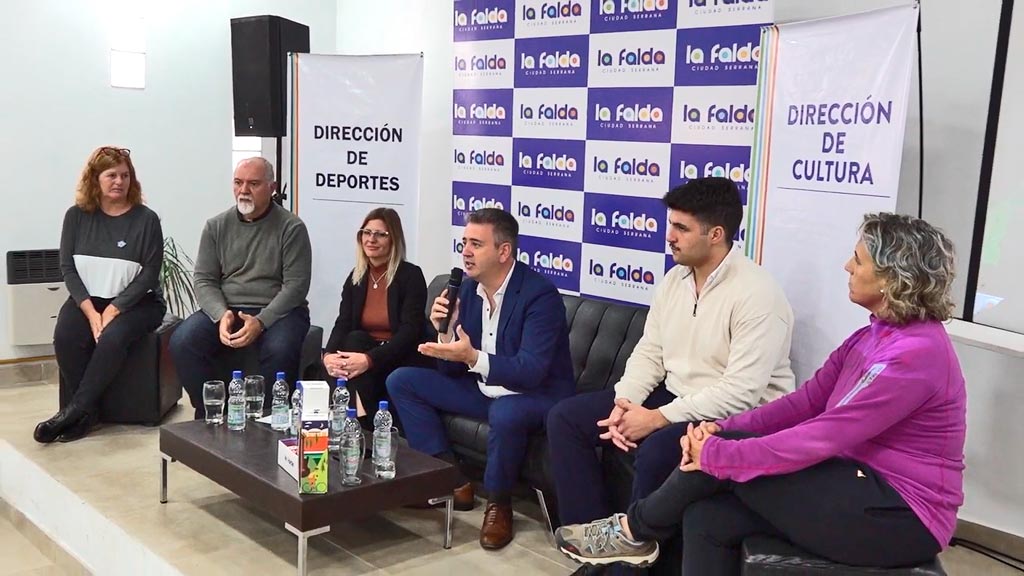 La Falda: Presentaron grilla de eventos del programa de reuniones