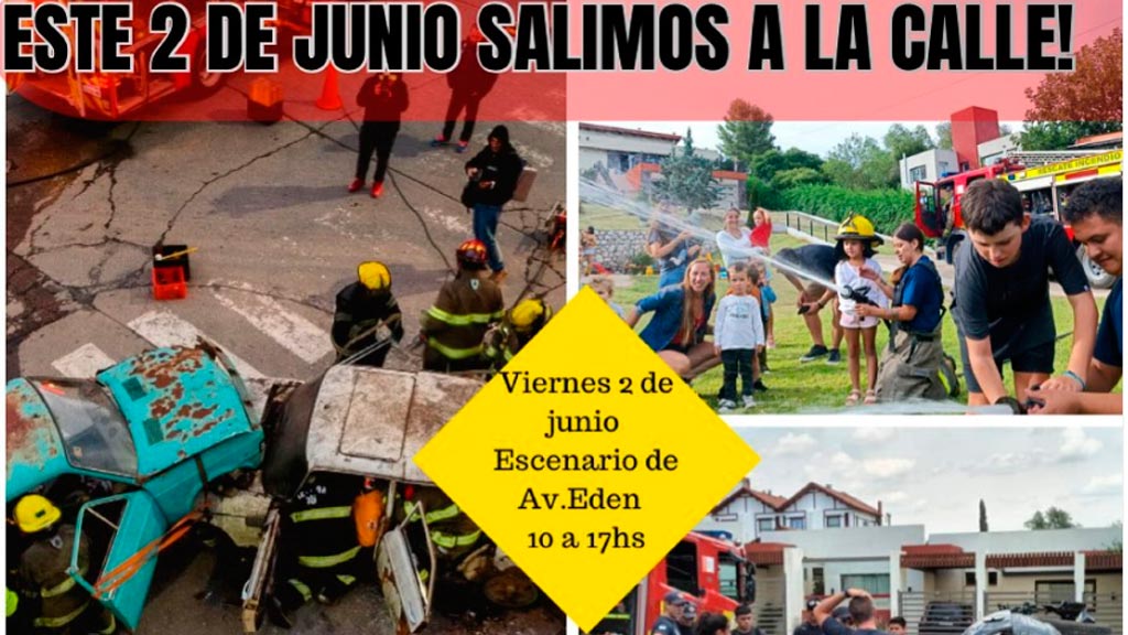 Exposición y desfile de Bomberos voluntarios faldenses este 2 de junio