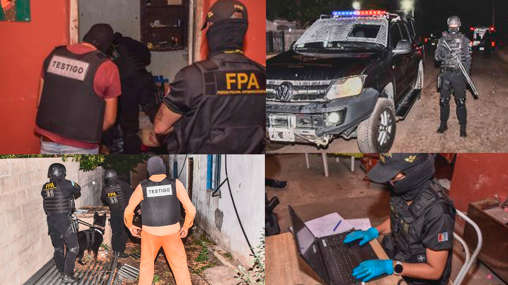 FPA Desbarató una organización narco que operaba en Punilla. siete detenidos
