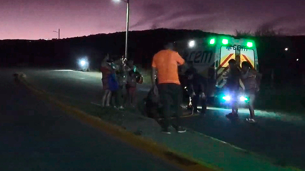 Barrio Morecabo: choque moto auto con fuga y dos heridos