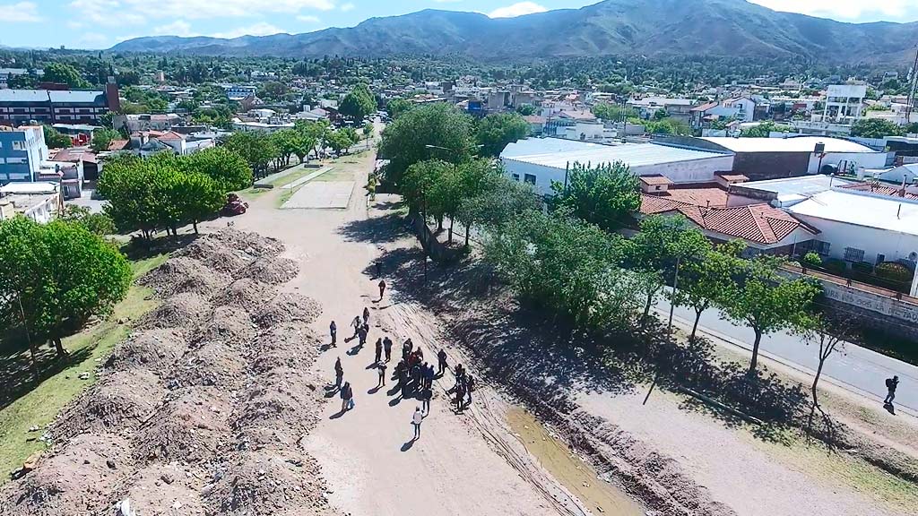 Visita técnica al avance de obras en ramal A 31 de Punilla