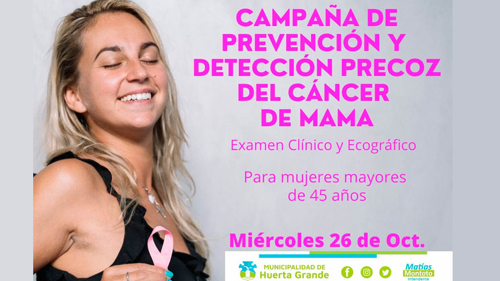 Campaña de prevención y detección precoz del cáncer de mama 