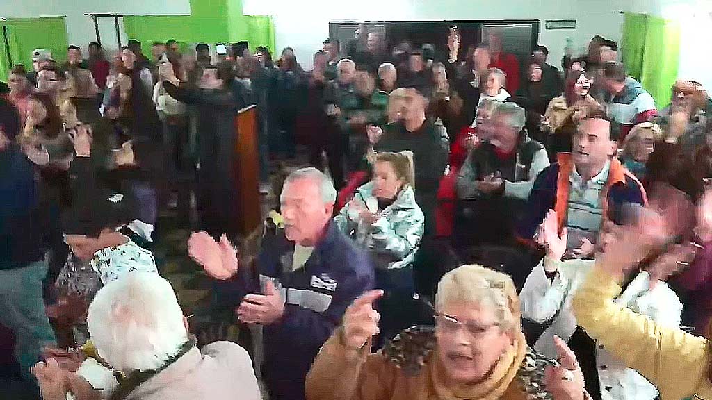 Conmemoración del Dia de la Lealtad en Valle Hermoso