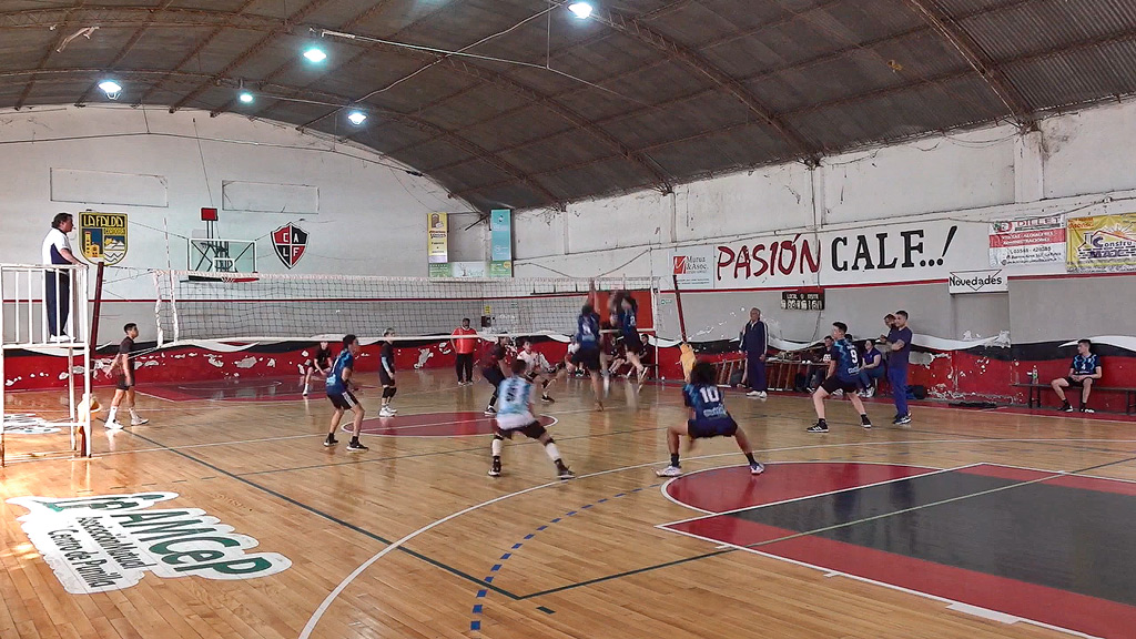 Jornadas con clubes visitantes de Voley en el CALF