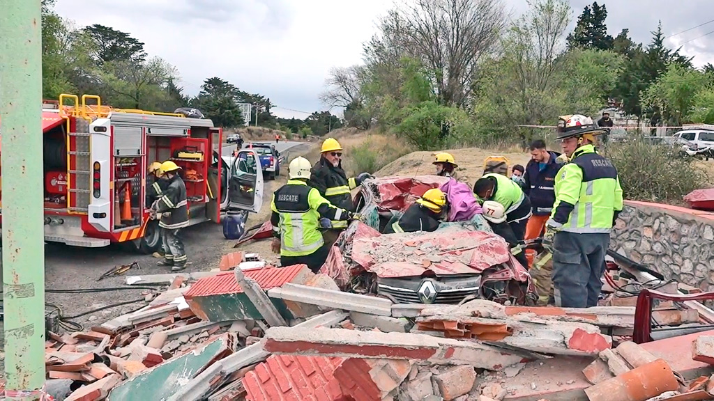 Milagro en Santa Cecilia: sobrevivió a impactar en garita