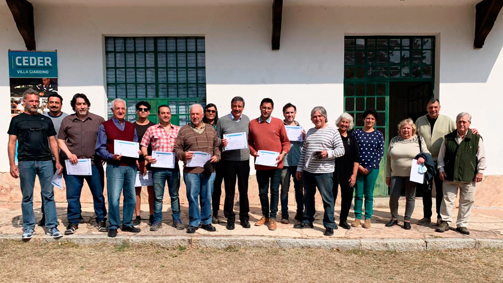 CEDER Villa Giardino: culminó curso profesional de Fibra Óptica