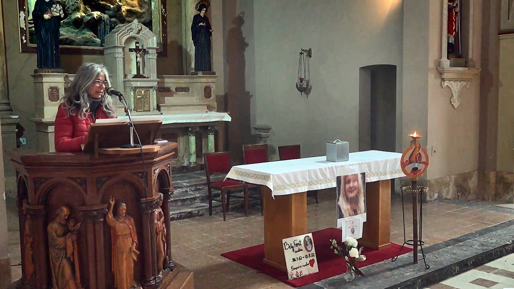 Villa Giardino: homenaje y oración a docente del Instituto Micono