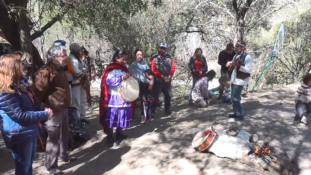 Valle Hermoso: ceremonia a la Madre Tierra