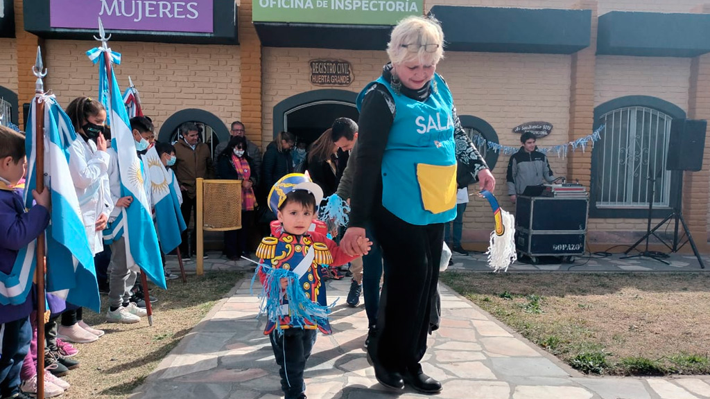 Huerta Grande: acto conmemorativo del Gral. Jose de San Martin