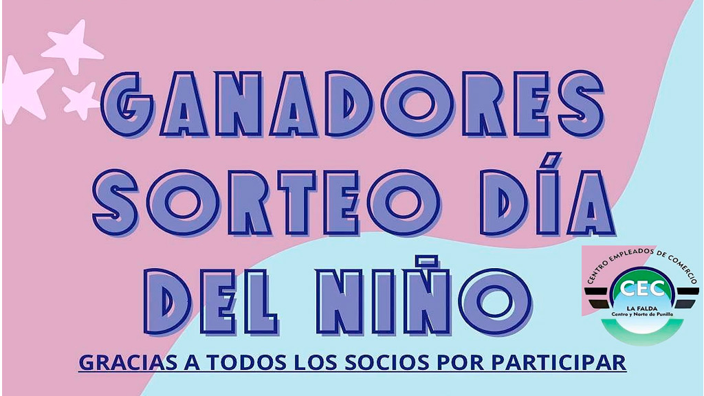 CEC: afiliados ganadores del sorteo del Día del Niño