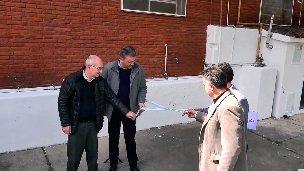 Hospital municipal La Falda: inauguración de obra de gas, sala de partos y maternidad