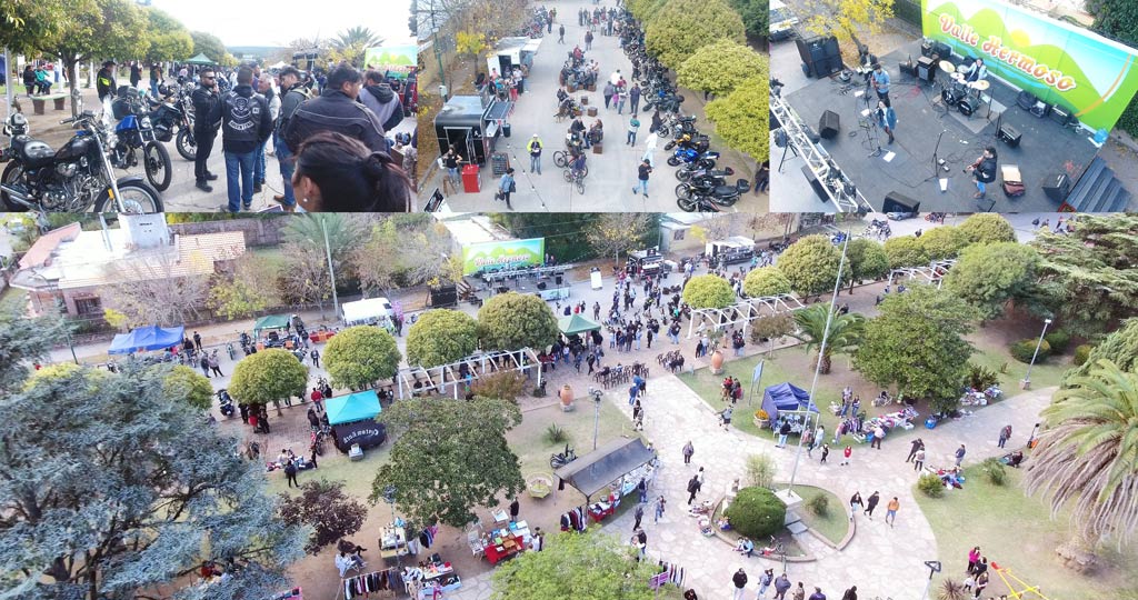 Valle Hermoso: primer encuentro de motos clásicas y customizadas