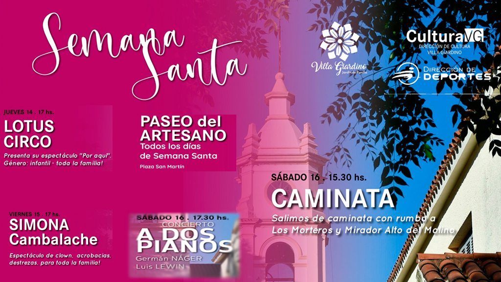 Giardino presenta actividades para Semana Santa