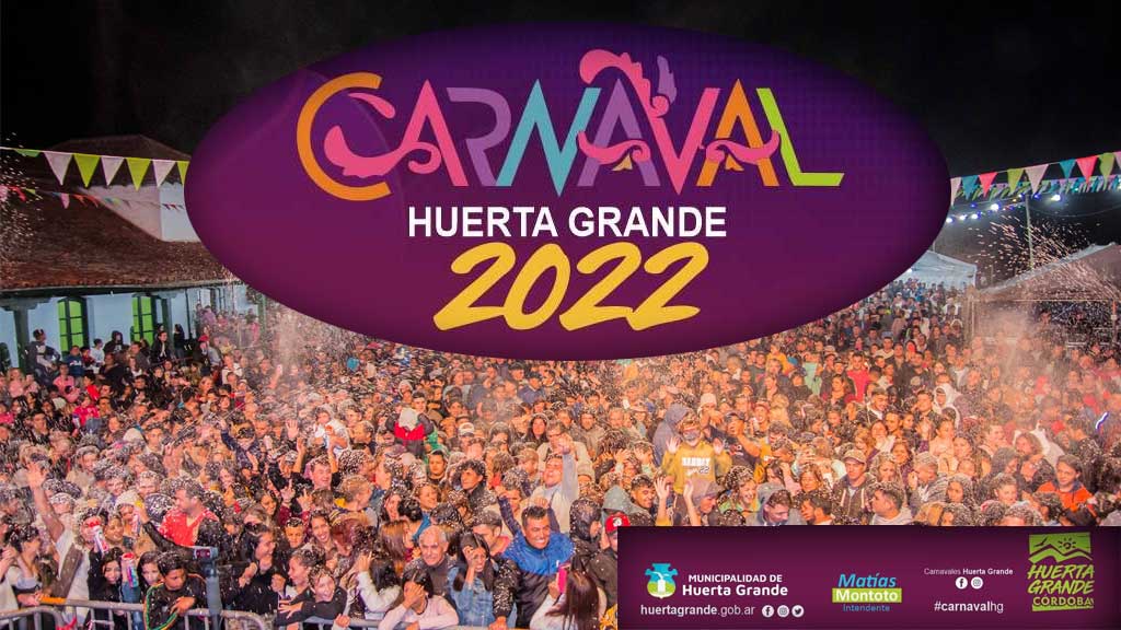 Programación de los Carnavales en Huerta Grande