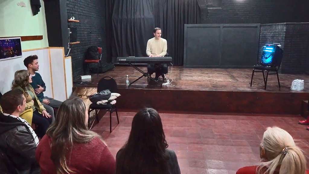 Taller de canto a cargo de Leandro Ponte