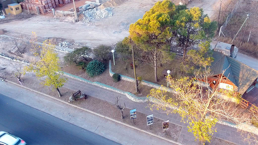Villa Giardino: obras de seguridad viales en ingreso sur