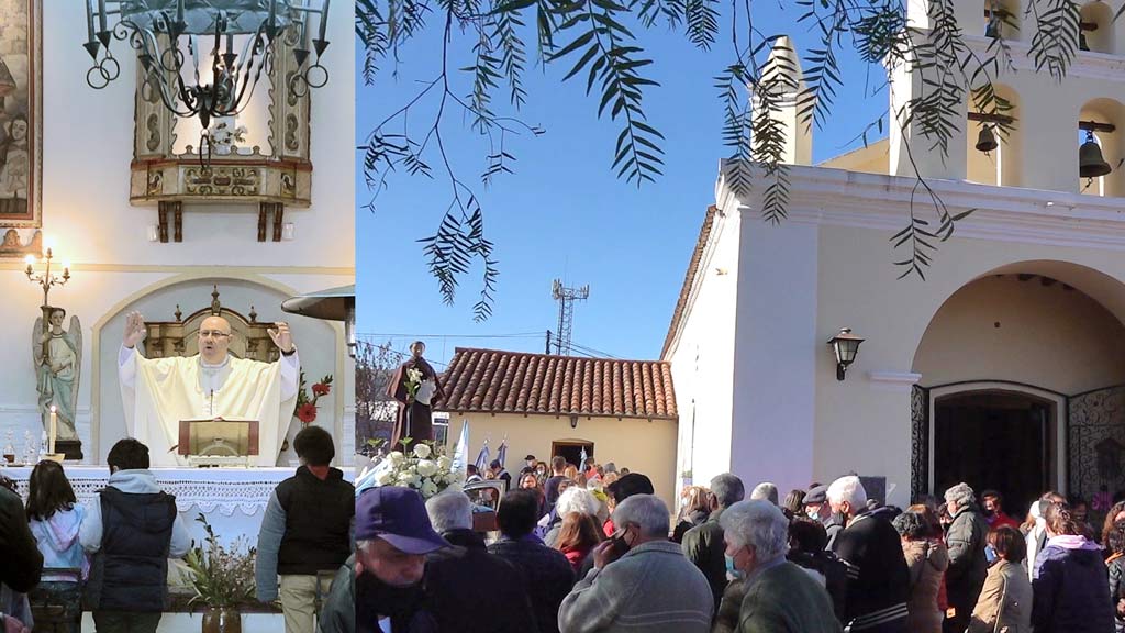 Patronales en Valle Hermoso: misa y procesión de San Antonio
