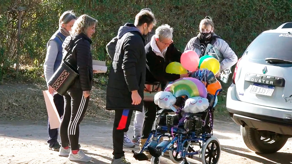 Se hizo realidad el sueño de una nueva silla para la pequeña Abril