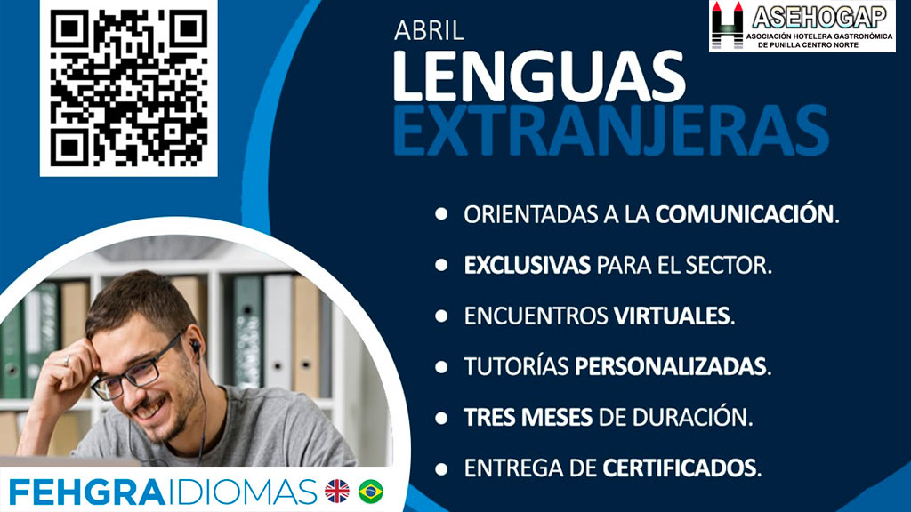 ASEHOGAP: Cursos de inglés y portugués a hoteleros y gastronómicos