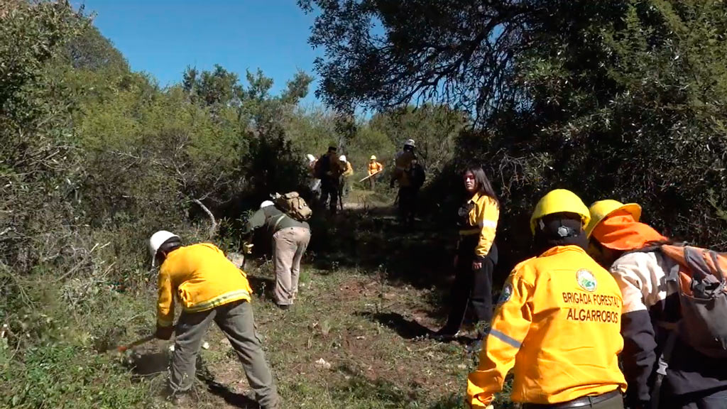 Nueva capacitación a brigadistas en Huerta Grande