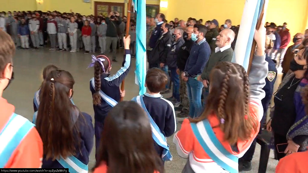 Valle Hermoso: acto oficial del 40 aniversario de la guerra de Malvinas