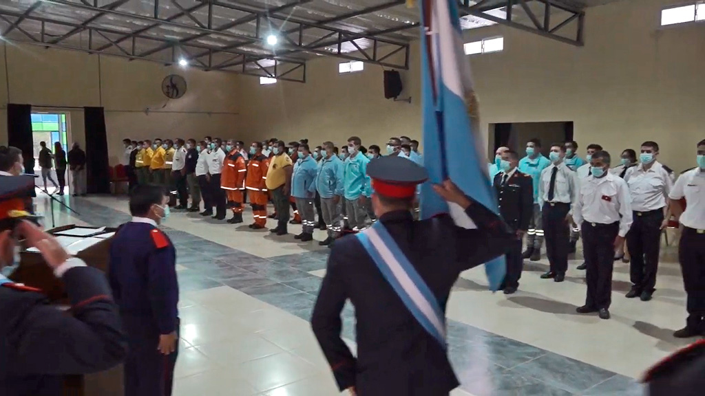 Agrupación Serrana: reconocimiento a Bomberos Voluntarios