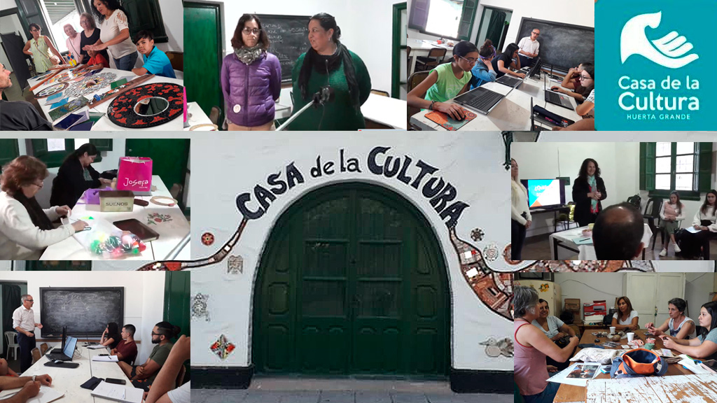 Cursos en la Casa de la Cultura municipal de Huerta Grande