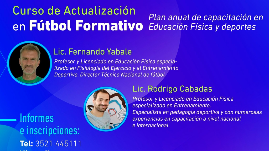 Curso de actualizacion en Futbol formativo en La Falda