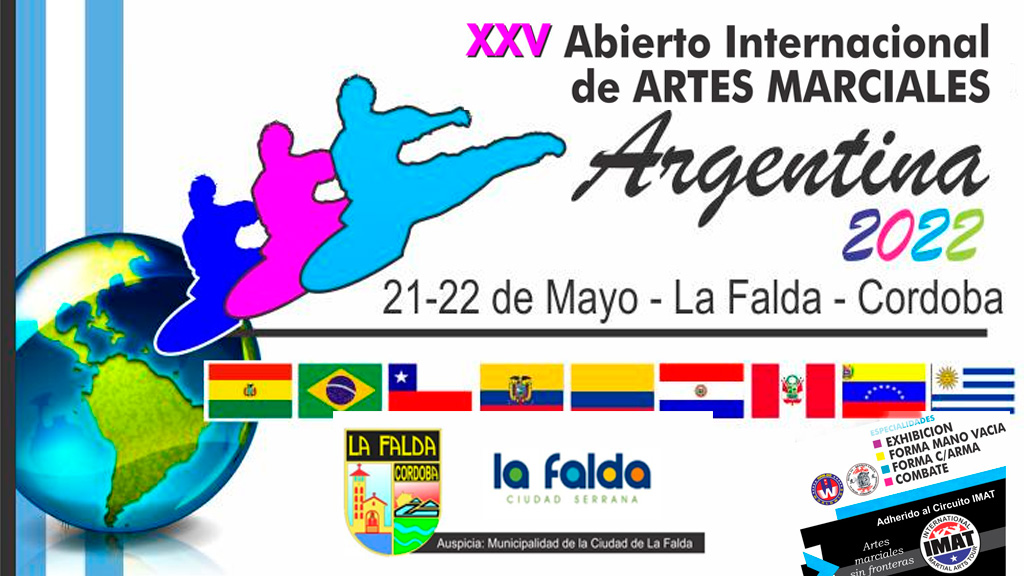 La Falda: sede del XXV Abierto Internacional de Artes Marciales