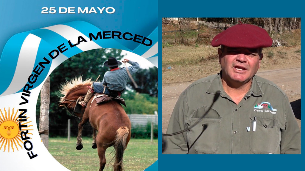Fortín Gaucho Virgen de La Merced: invitan a evento del 25 de mayo