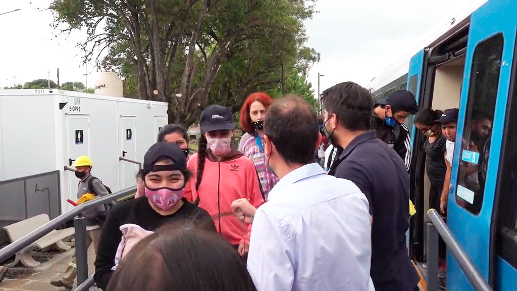 En evento social trenes Argentinos confirmó conectividad con Buenos Aires