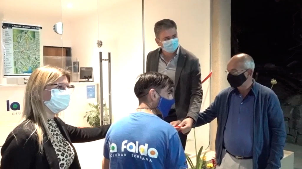 La Falda: Inauguran nueva oficina de turismo en ingreso sur