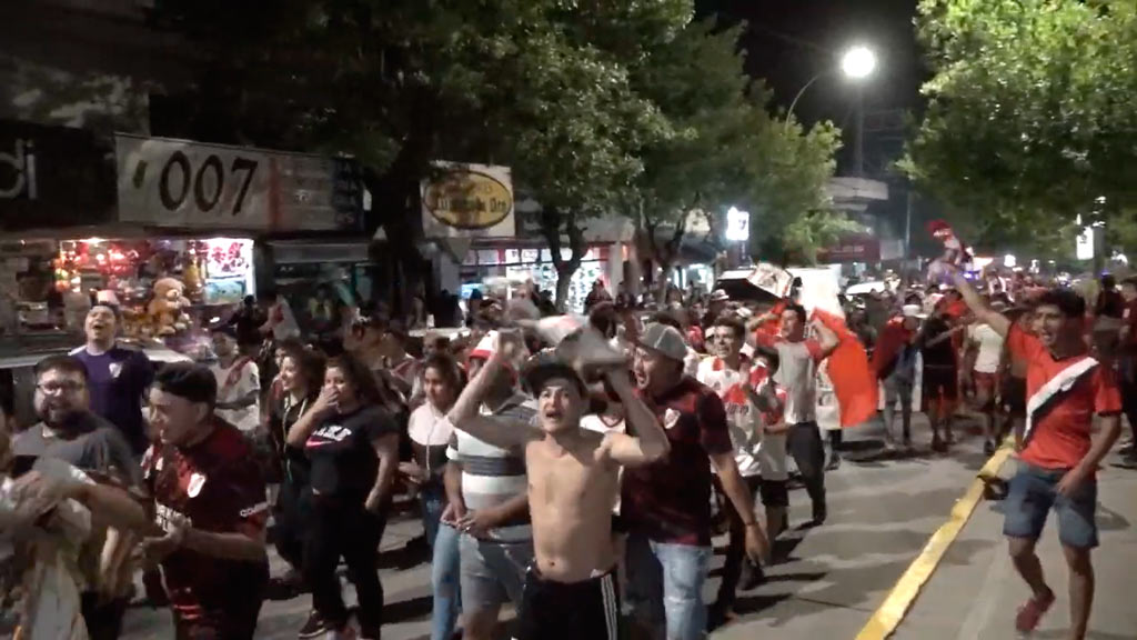 Festejo futbolero millonario también en la Edén faldense