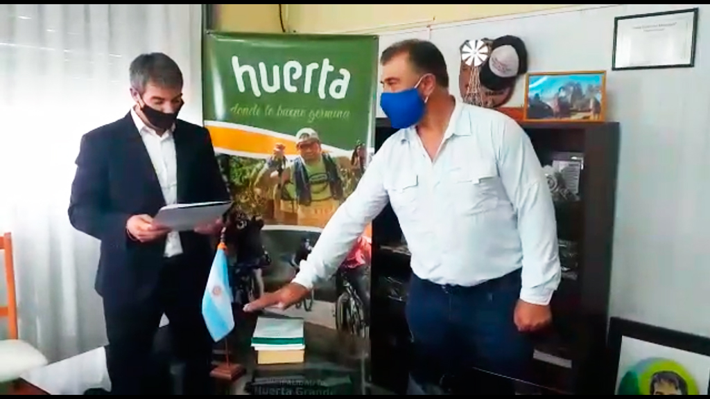 El sindicalista Marcelo Rodriguez asumió en gobierno de Huerta Grande