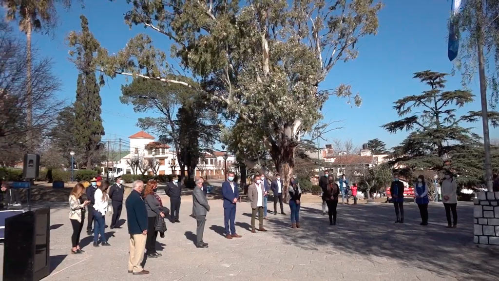 La Falda: acto de homenaje al General José de San Martín