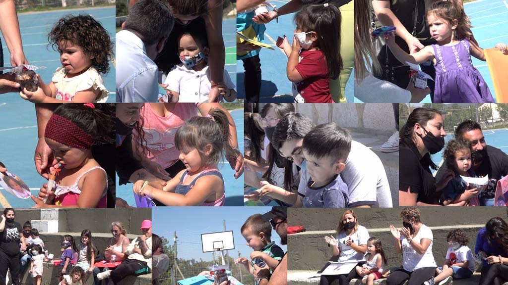 Sonrisas felices en acto de Casa Cuna de Huerta Grande