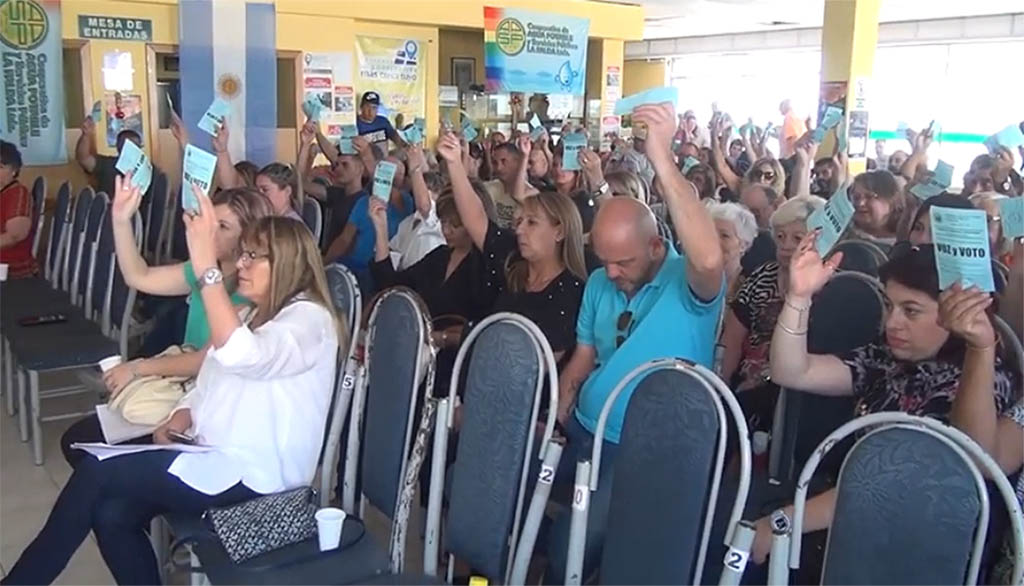 Asamblea General Ordinaria de la Cooperativa de Agua Potable y Servicios Públicos La Falda