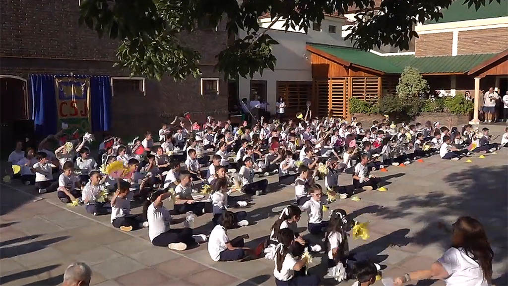 La Falda, fiesta de Educación Física en el colegio San José