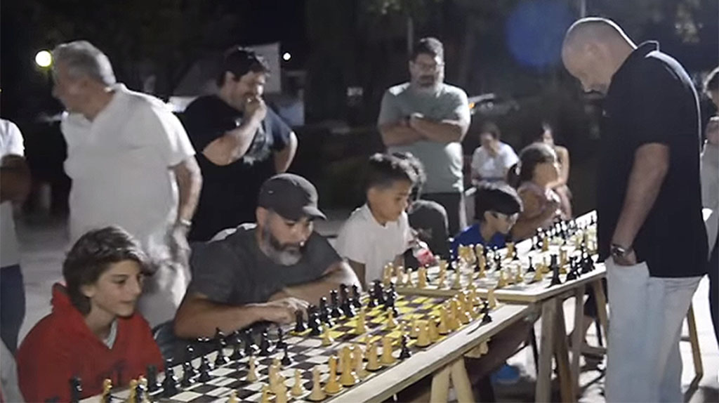 Villa Giardino, Leandro Tobares jerarquizo los eventos de ajedrez