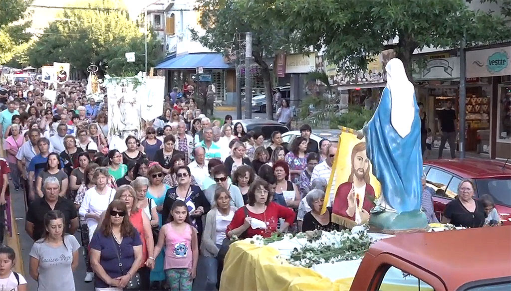 Procesión y misa en honor a la Inmaculada, patrona de La Falda