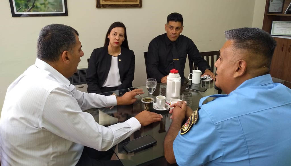 El intendente Ferreyra se reunió con autoridades policiales